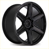 Black matte-finished alloy wheel bbs bgw legend with five-spoke design and central hubcap logo