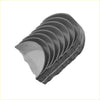 Set of ten metallic gray big end conrod bearings with smooth curved design for toyota hilux ln110 ln111 engines