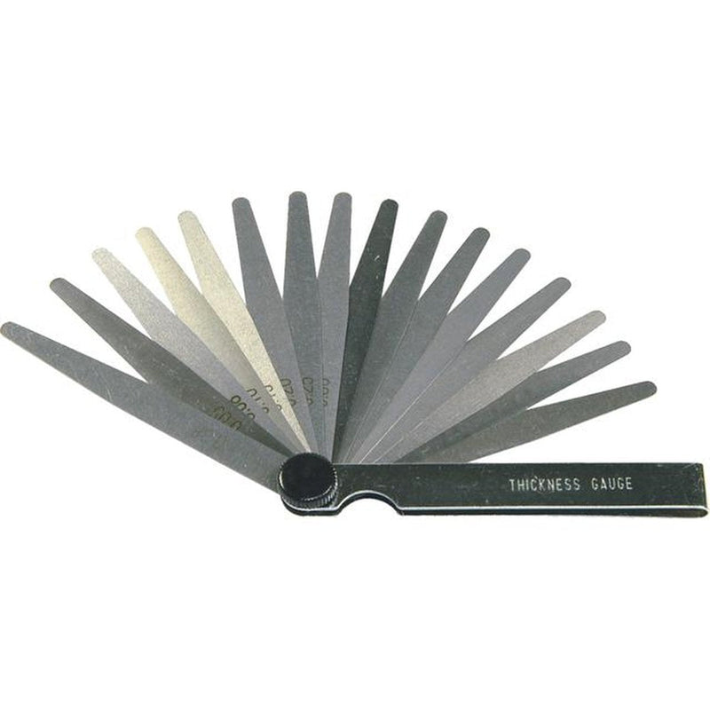 Bikeservice Feeler Gauge 16 Blade Metric & Sae