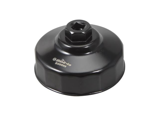 Bikeservice Cup Oil Filter Wrench 80mm-15Flute