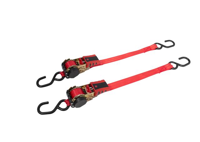 Bikeservice Retractable Ratchet Tie Down 1.8M