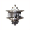 Silver metallic billet turbo cartridge with polished turbine housing and dark gray compressor wheel for mitsubishi triton
