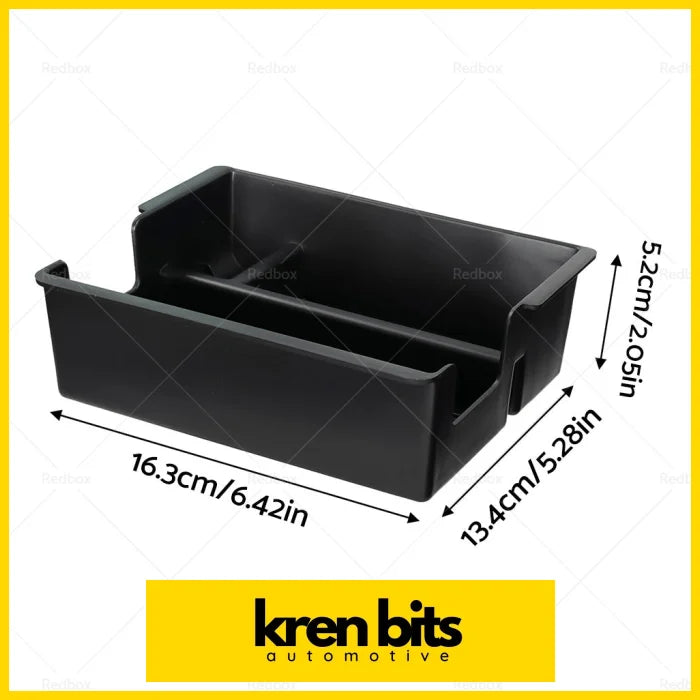 Black Center Console Armrest Storage Box Tray Suitable For Isuzu D-Max Dmax Interior Parts>Console