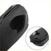 Black leather car key fob cover with zippered closure and padded interior for toyota sienna center seat armrest