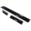 Black glossy plastic car door sill scuff plates for toyota tundra dashboard center console cover trim kit