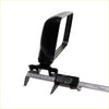 Black plastic door mirror right side for isuzu faster 2d bedford kb with sleek curved design back view
