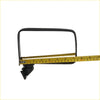 Black door mirror right side for isuzu faster 2d with sleek molded plastic frame and mounting bracket shown from back side