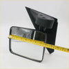 Black rectangular door mirror x2 with adjustable bracket for dodge ram 50 mitsubishi l200 colt triton plastic housing