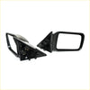 Black plastic door mirror x2 for nissan sunny sentra b12 sedan 1985-1990 with glossy finish and mounting brackets