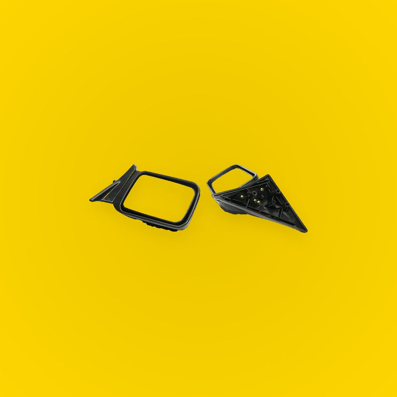 Black Door Mirror x2 for Nissan Sunny Sentra B12 Sedan 1985-1990