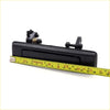 Black exterior door handle for mazda b series b2000 b2200 b2600 showing spring-loaded mechanism and mounting brackets