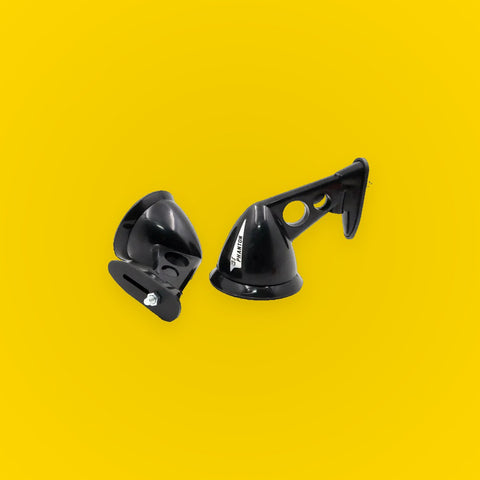 Black Fender Mirror x2 for Nissan Datsun 1300/520/521/620/120 Mini