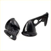 Black phantom speaker mounting brackets with glossy finish and integrated screws for nissan datsun sunny mirrors