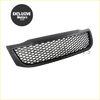 Black front mesh grill for Toyota Hilux 2012-2014 with sleek diamond pattern and modern black mesh design