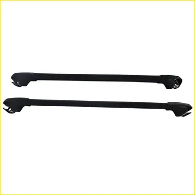 Black lockable metal roof rack cross bars with sleek modern design fit for Subaru Forester 08-on 260kg load