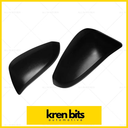 Black Mirror Covers + Door Handles Kit Suitable for Toyota Hilux 2015 - 2023 Kren Bits