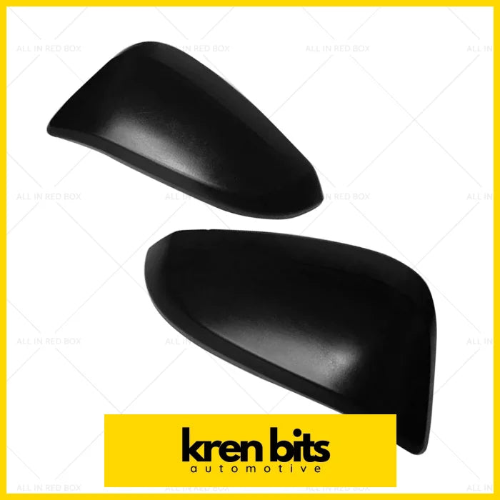 Black Mirror Covers + Door Handles Kit Suitable for Toyota Hilux 2015 - 2023 Kren Bits