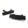 Black outer door handle set for mazda b2000 b2200 b2600 bravo 1985-1998 showing black plastic handles with springs