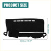 Black polyester dashboard cover mat protector for Toyota VOXY with sleek contoured design and precise control cutouts
