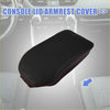 Black pu leather armrest seat box cover with red stitching for toyota rav4 2019-2022 console lid