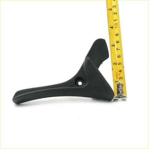 Black plastic seat adjustment lever handle with smooth ergonomic design and central hole for mitsubishi strada triton l200