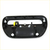 Back side of black plastic tail gate handle with mounting hardware and yellow part for mitsubishi l200 triton 2005-2013