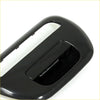 Black glossy plastic tail gate handle cover for mitsubishi l200 animal strada triton 2005-2013 with smooth curved design and pull tab