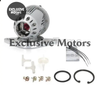 Subaru (Silver / black) TK-SQV4F Universal SSQV SQV4 SQVIV Style Aluminum Silver Turbocharge Turbo Blow Off Valve With Flang