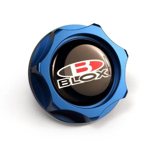 BLOX Racing Racing Billet Oil Cap - Blue (Honda)