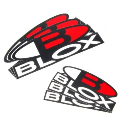 Blox Racing Bxap-00062 Racing Logo Die Cut Decal - Medium