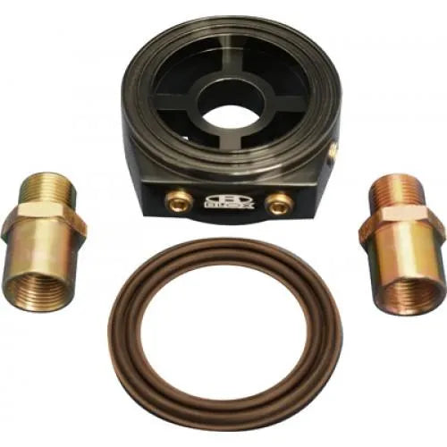 Blox Racing Bxga-00105-BK Racing Oil Filter Block Adapter