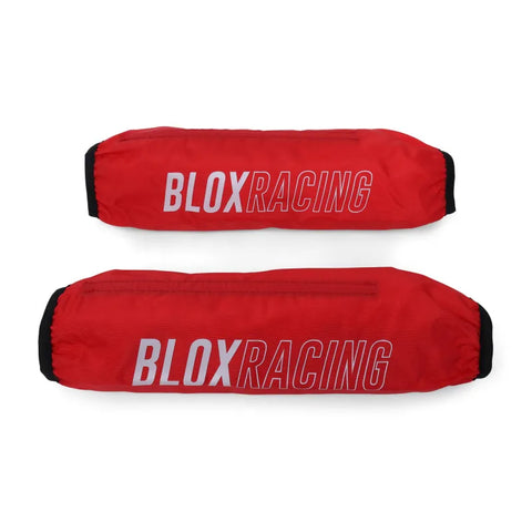 BLOX Racing Racing Coilover Covers - Red - Pair