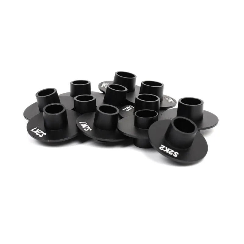 BLOX Racing Racing Subframe Hard Collar Kit - Front and Rear total 12 Pieces Gold (S2000)