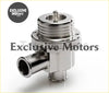 Shiny chrome stainless steel blow off valve 25mm bov 4bar with threaded ports and central knob for vw silver