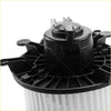 Black plastic blower fan motor heater fan housing with white pleated filter for nissan navara d40 mnt