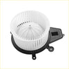 White plastic car cabin air blower motor with black bracket for nissan navara d40 mnt heater fan