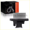 Black plastic blower motor resistor with silver metal plate for land rover range rover sport 2005-2012 back side view