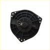Black plastic blower motor fan with hexagonal frame and circular grille for nissan d22 navara mnt 2001-2015