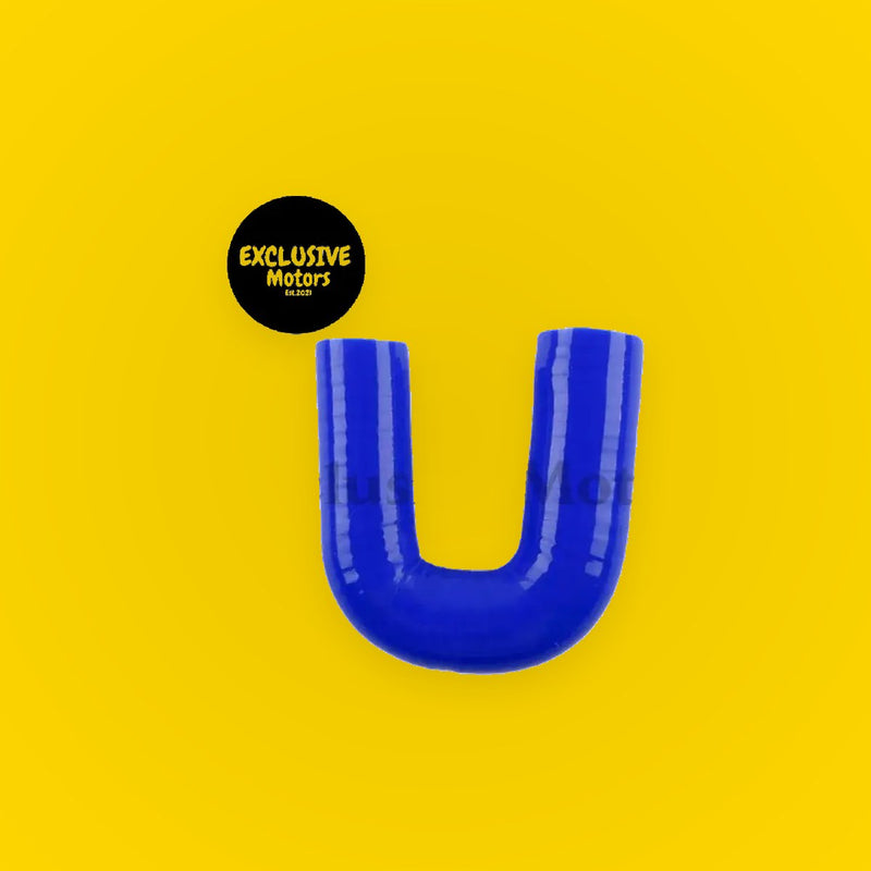 Blue 180-Degree Elbow Universal Silicone Hose