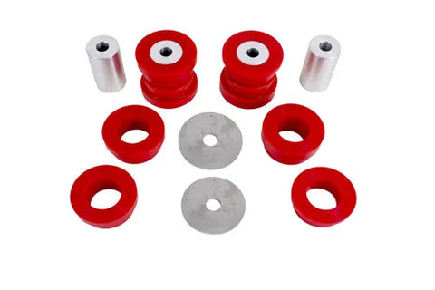 BMR Suspension 15-17 S550 Mustang Rear Cradle Bushing Kit (Polyurethane) - Red — fits Ford Mustang