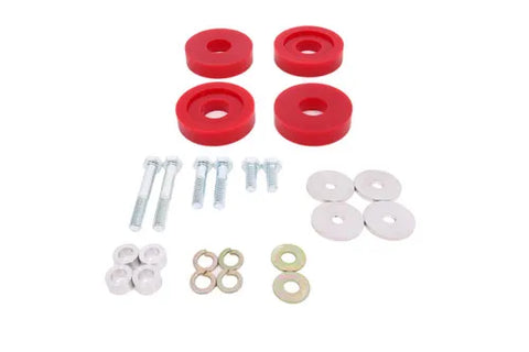 BMR Suspension 15-17 S550 Mustang Differential Lockout Bushing Kit (Polyurethane) - Red — fits Ford Mustang