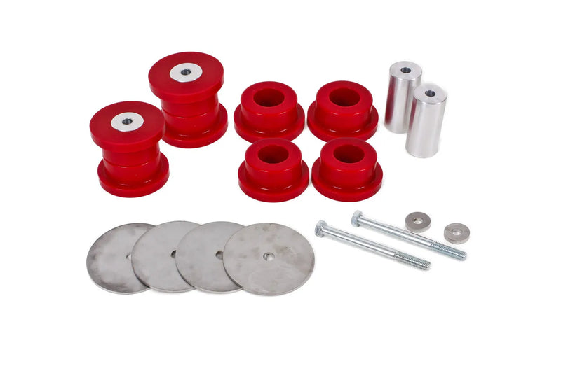 BMR Suspension 16-17 6th Gen Camaro Rear Cradle Bushing Kit (Polyurethane) - Red