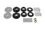 BMR Suspension 16-17 6th Gen Camaro Rear Cradle Lockout Bushing Kit - Black