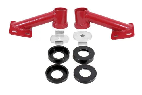 BMR Suspension 15-17 S550 Mustang Cradle Bushing Lockout Kit - Red — fits Ford Mustang