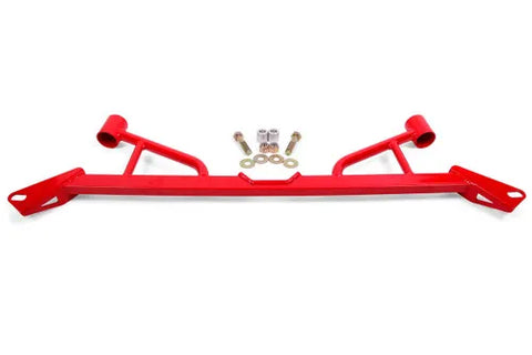 BMR Suspension 15-17 S550 Mustang Front 4-Point Subframe Chassis Brace - Red — fits Ford Mustang