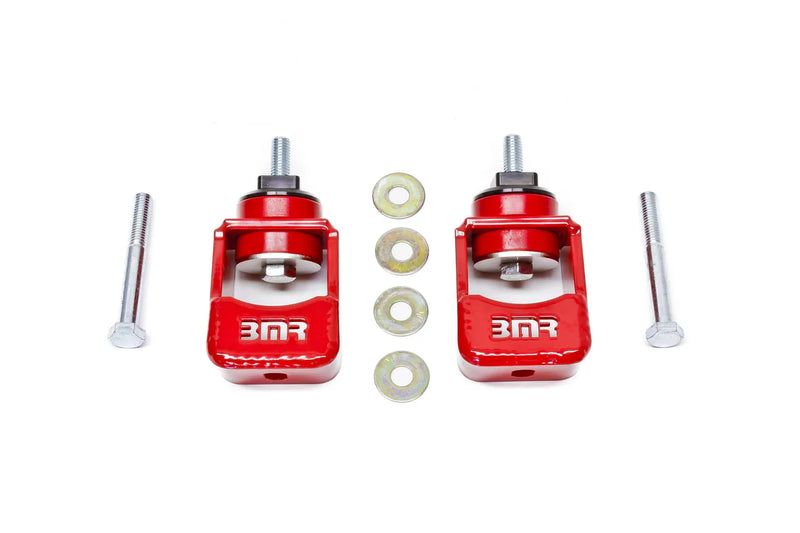 BMR Suspension 10-15 5th Gen Camaro Motor Mount Kit (Polyurethane) - Red (Spacers Not Included)
