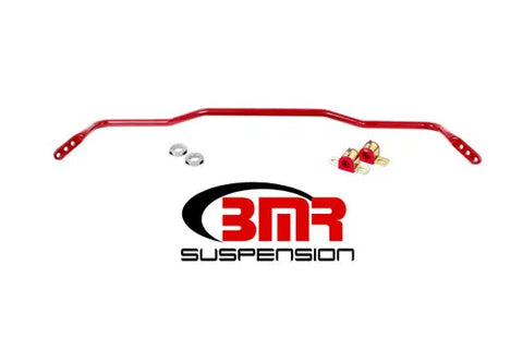 BMR Suspension 15-17 S550 Mustang Rear Hollow 25mm 3-Hole Adj. Sway Bar Kit - Red — fits Ford Mustang