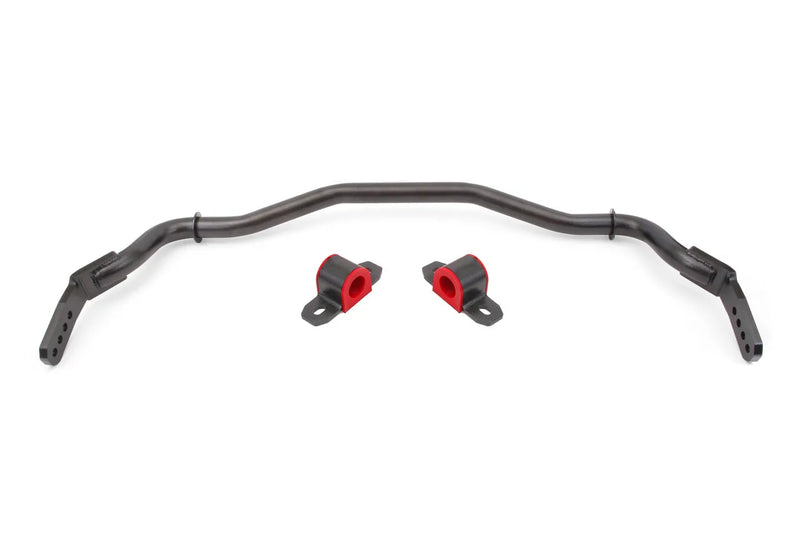 BMR Suspension 15-22 S550 Mustang Sway Bar Kit Front Hollow 38mm 3-Hole Adjustable Black Hammertone