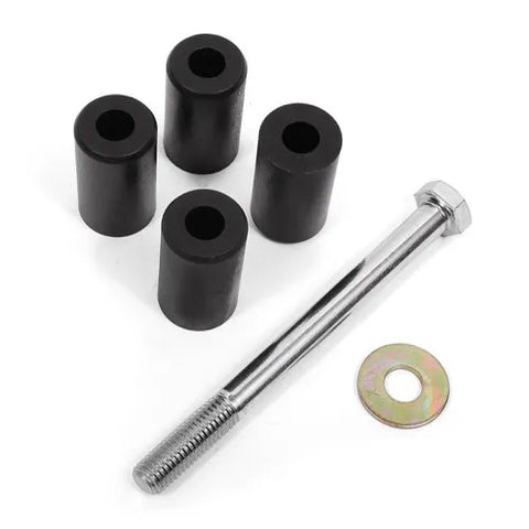 BMR Suspension 15-18 Ford Mustang S550 Rear Cradle Bushing Kit w/ Centering Sleeves- Black