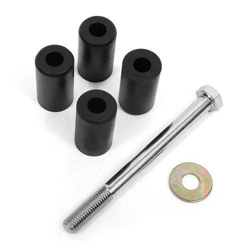 BMR Suspension 15-18 Ford Mustang S550 Rear Cradle Bushing Kit w/ Centering Sleeves- Black